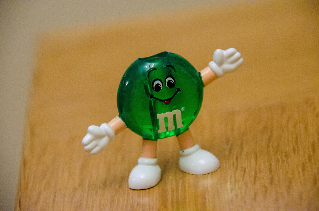 M&M guy He's from a set of M&M Christmas lights we've had … Flickr