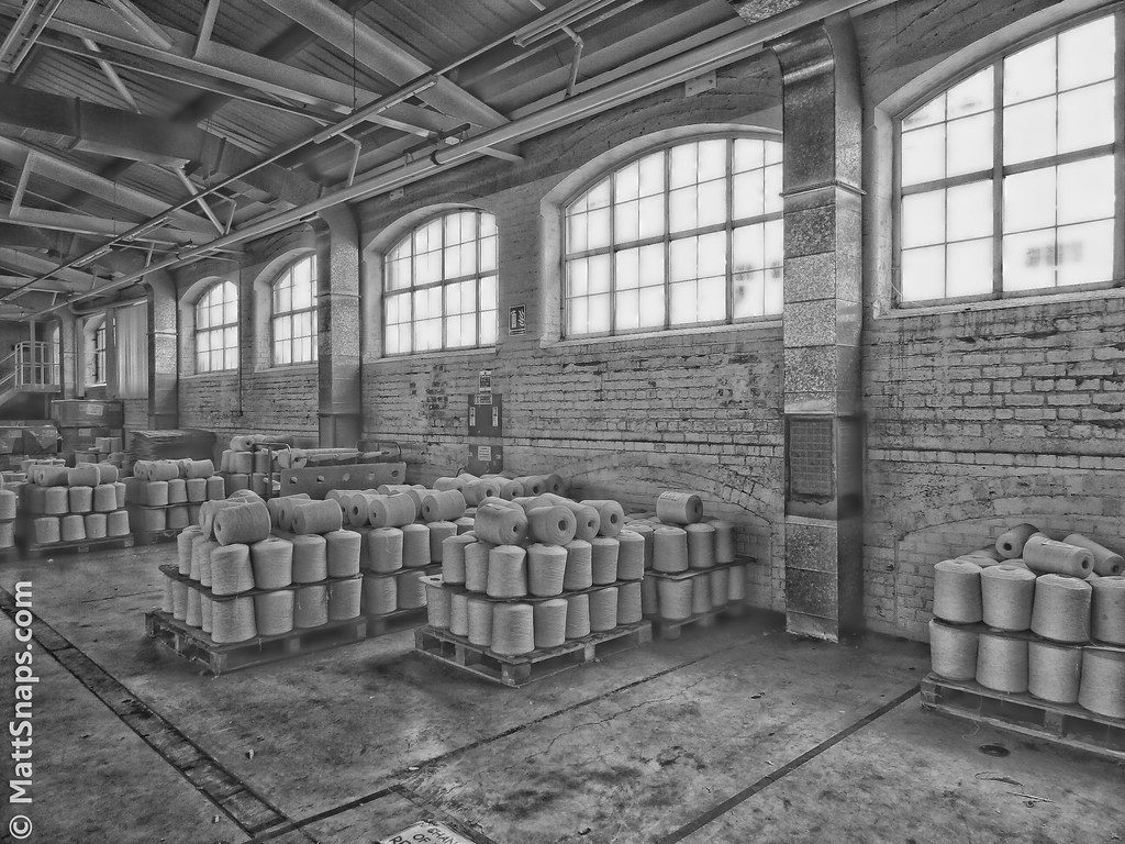 Big cotton reels In the warehouse Matthew Watkins Flickr