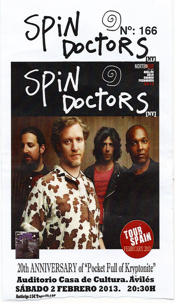 spin doctors Spin Doctors in Avilés (Casa Municipal de Cul… Flickr
