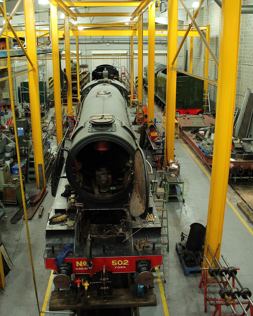 Flying Scotsman Under Repair Derbyshire Harrier Flickr
