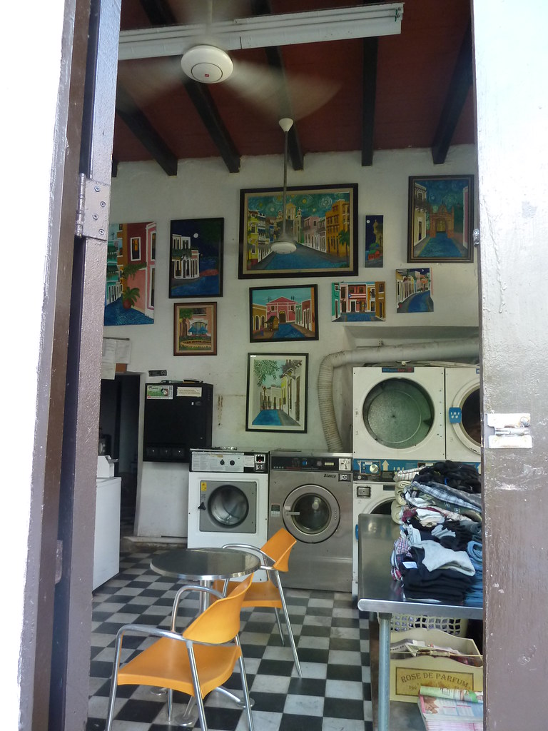 Laundromat interior, Old San Juan Robyn Fleming Flickr
