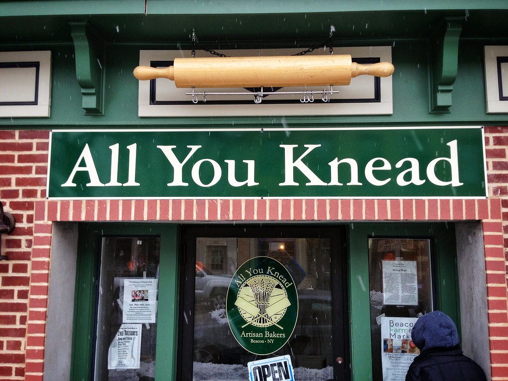 All you knead bakery Awesome bakery pun. Beacon, NY Brian Eden Flickr