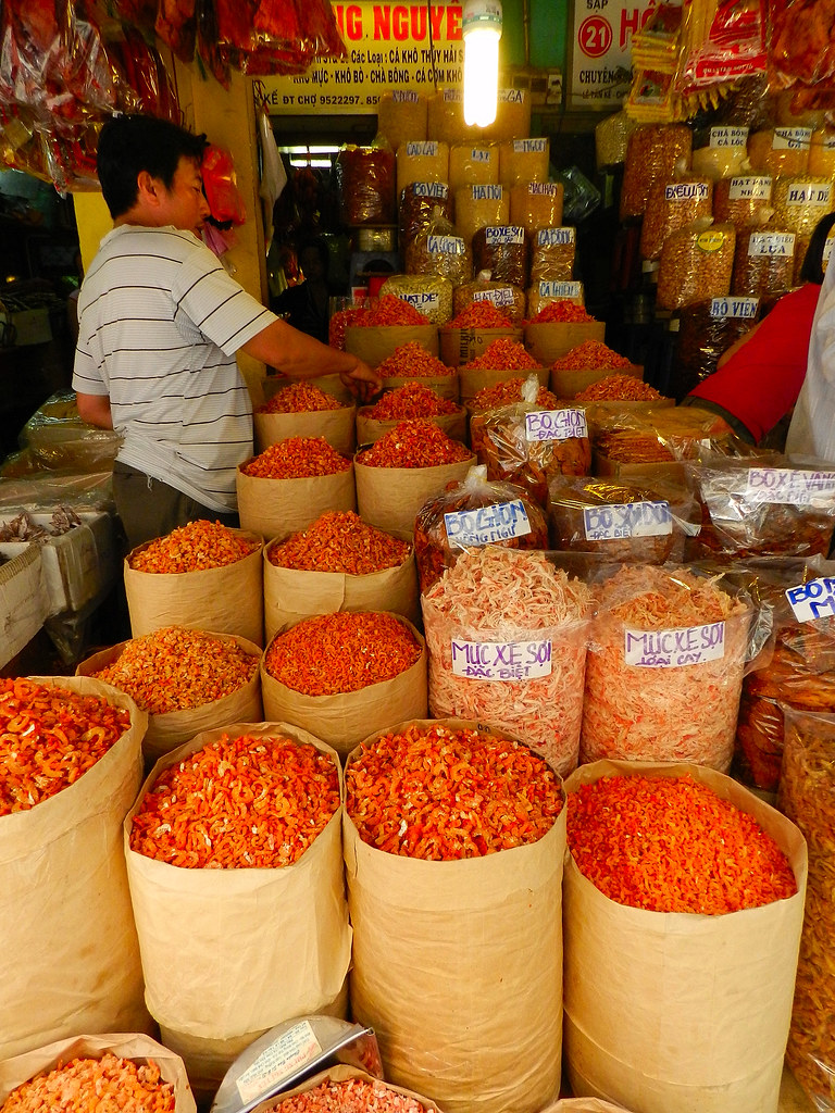 DSCN5242 (Sun 812012) Dried shrimps; shops outside Cho B… Flickr