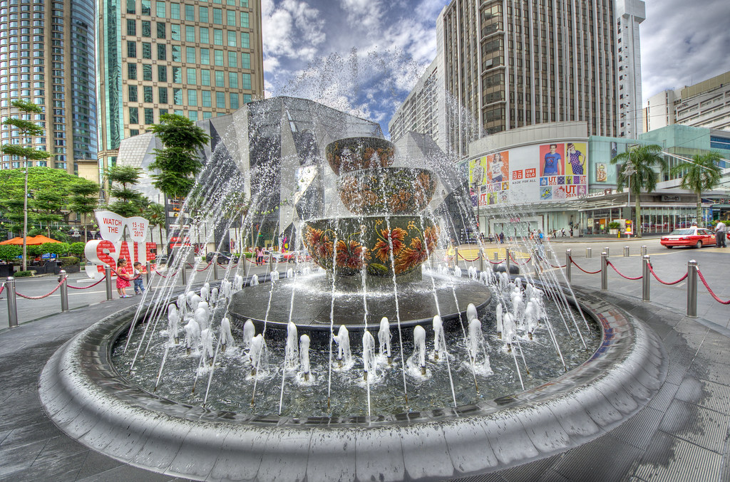 Pavilion Fountain (Malaysia Kuala Lumpur) HDR. Fountain … Flickr