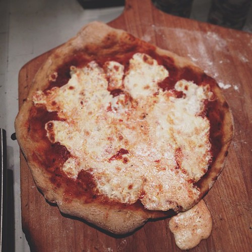 Burrata and marinara. Simple. Delicious. fridaypizzanight… Flickr