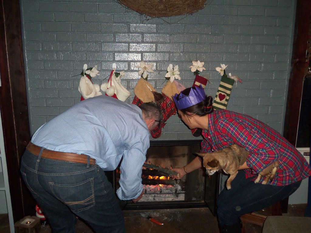 New christmas tradition Yule log burning Carleta Latham Flickr