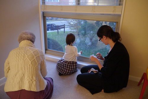 Window Cling Fun Nana brought some window clings for Matil… Flickr