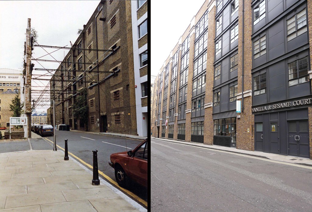 Curlew Street, SE1 1994 and 2012 The building that held up… Flickr