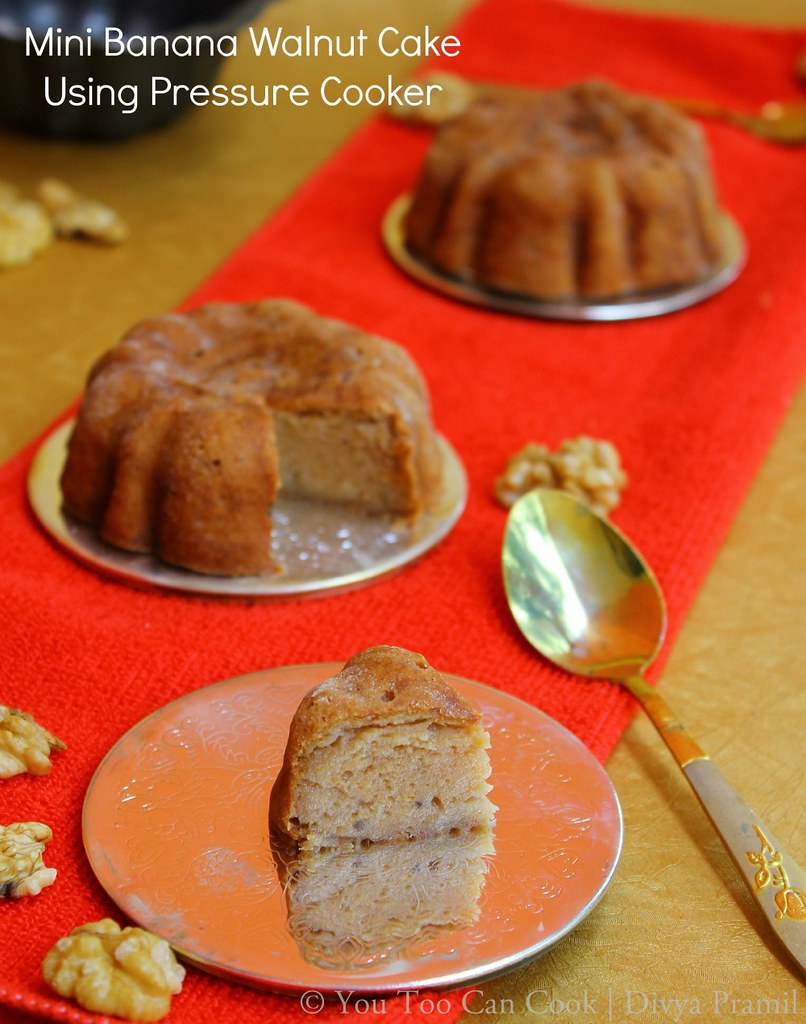 banana cake using pressure cooker Divya Pramil Flickr