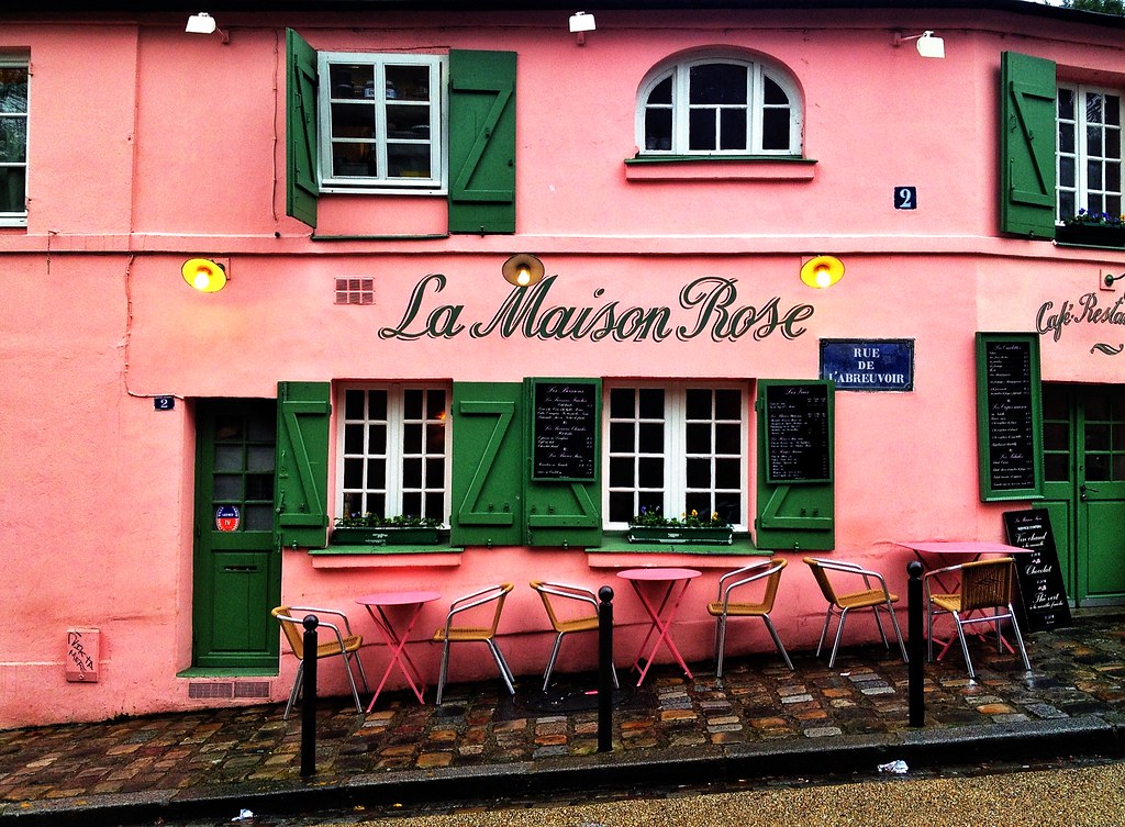 La Maison Rose, Montmartre Martin Cox Flickr