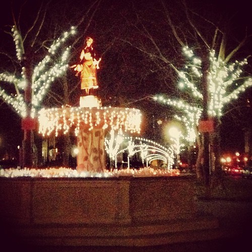 Christmas lights on Mainstrausse in Covington Kentucky. Flickr
