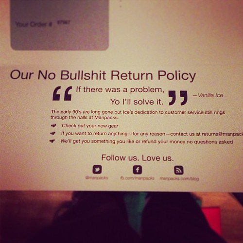 Best return policy ever manpacks by davidchristopher inst… Flickr