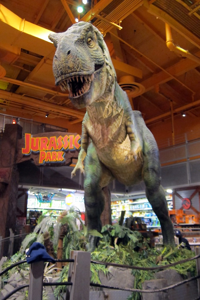 NYC Times Square Toys "R" Us Jurassic Park TRex Flickr