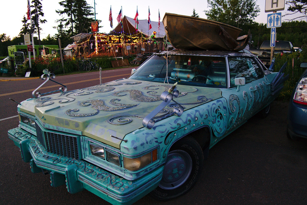 Art Car Madeline Island art car. Apostle Islands, Wisconsi… Flickr