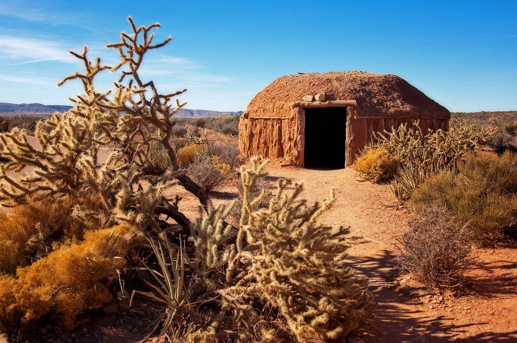 Mud Hut Native American Village at the Hualapai Indian Res… Flickr