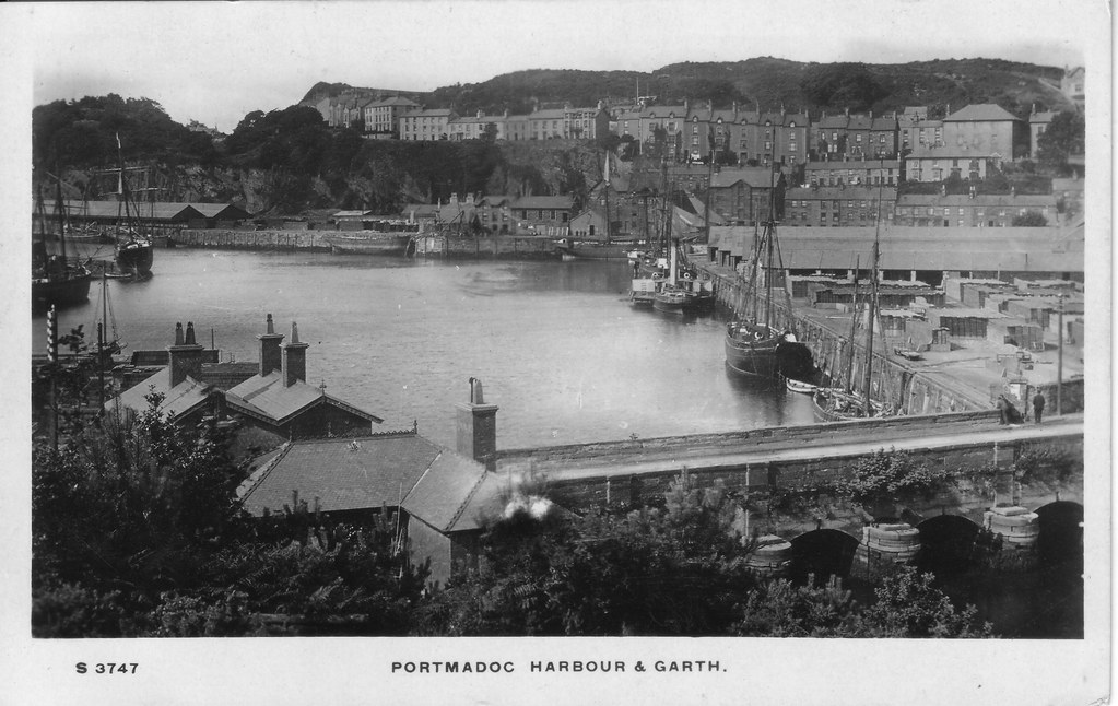 Yr Harbwr Porthmadog 1910 The harbour Porthmadog 1910 Flickr