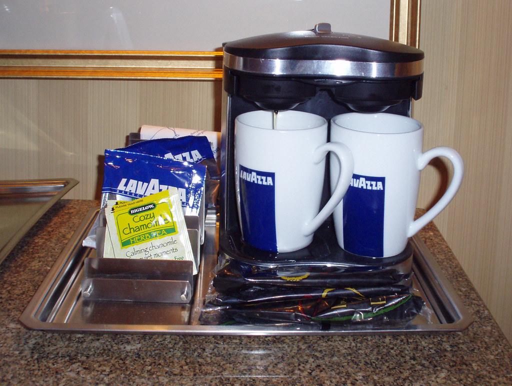 Hilton New York hotel The coffee machine in my room at the… Flickr