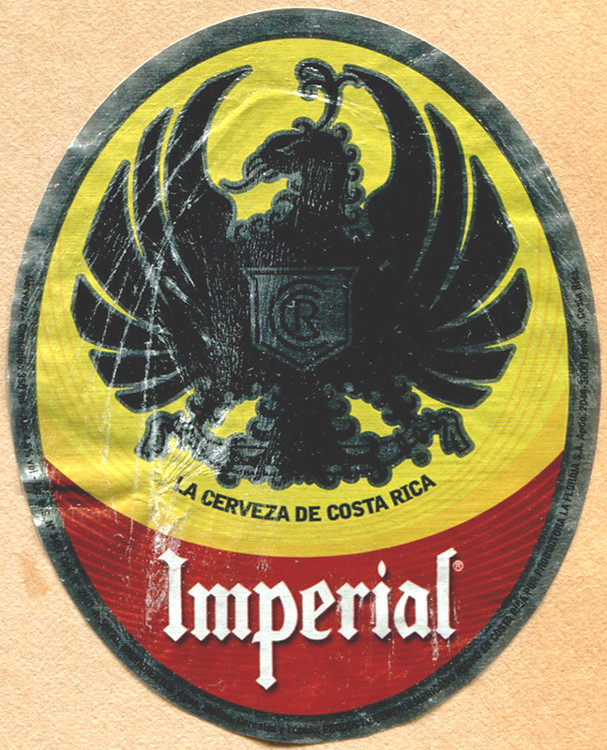 Costa Rica Imperial Beer (Label) Imperial is the largest… Flickr