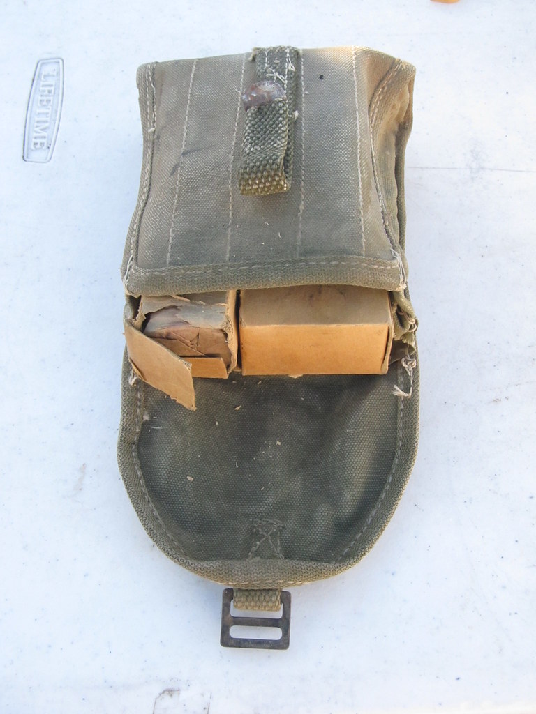 A really cool antique military first aid kit with original… Flickr
