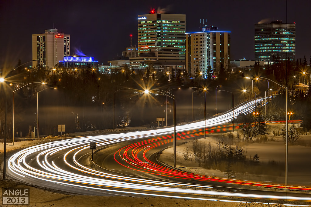Elevation of Anchorage, AK, USA Topographic Map Altitude Map