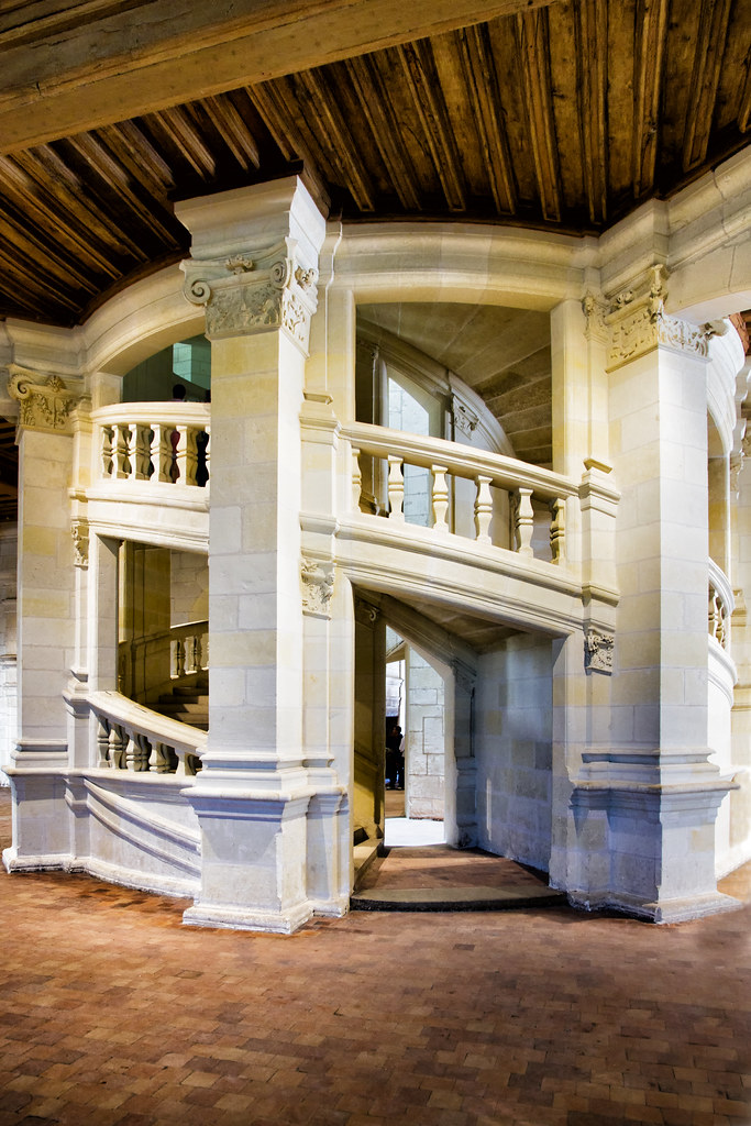Château de Chambord Chambord's double helix staircase, des… Flickr