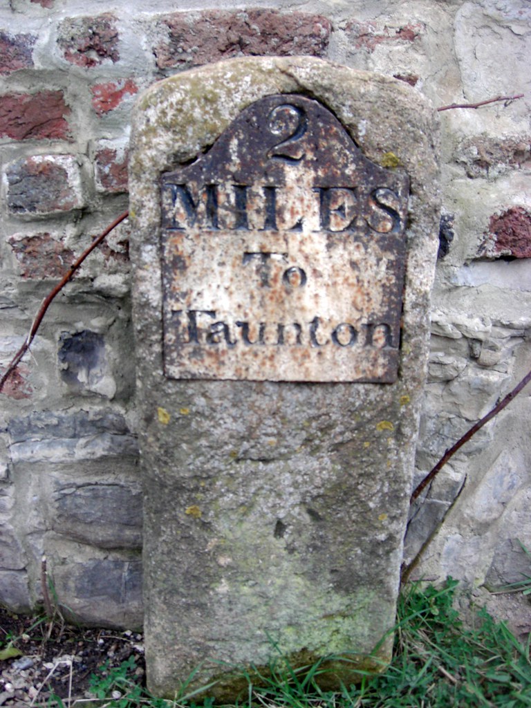 Shoreditch Milestone Taunton Somerset 2 miles from Taunton… Flickr