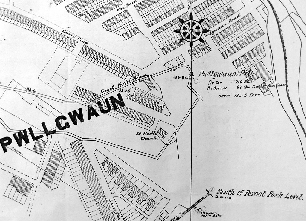 Pwllgwaun Colliery (Pontypridd) 1948 Showing the intake … Flickr