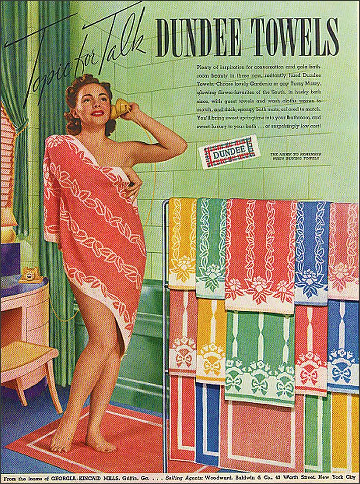 Dundee Towels 1940s 1950sUnlimited Flickr