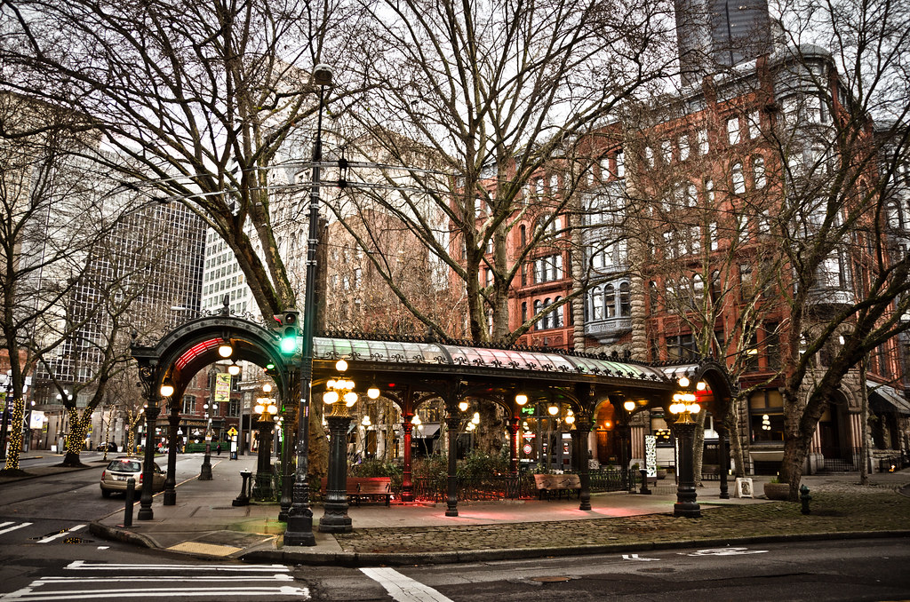 Seattle's Pioneer Square Facebook 500px Michael Camilleri Flickr