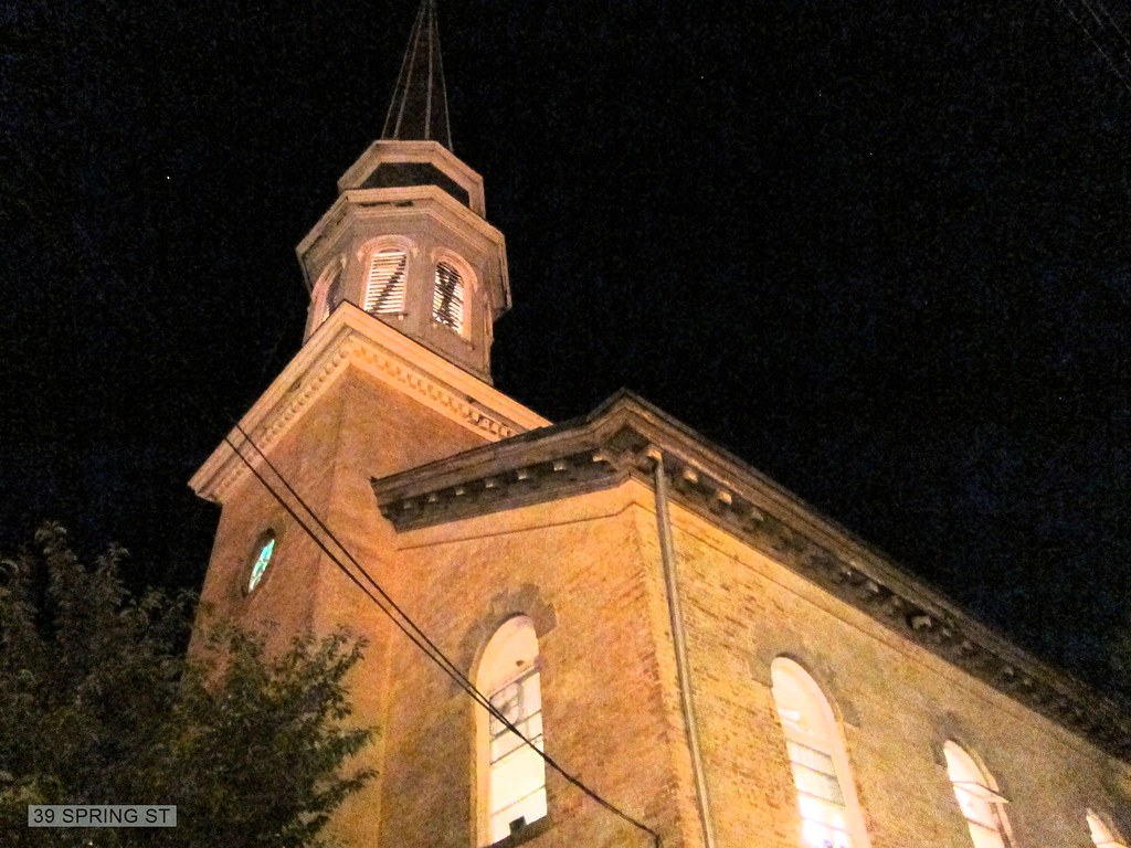 39 Spring St Church at Night Spring St Flickr