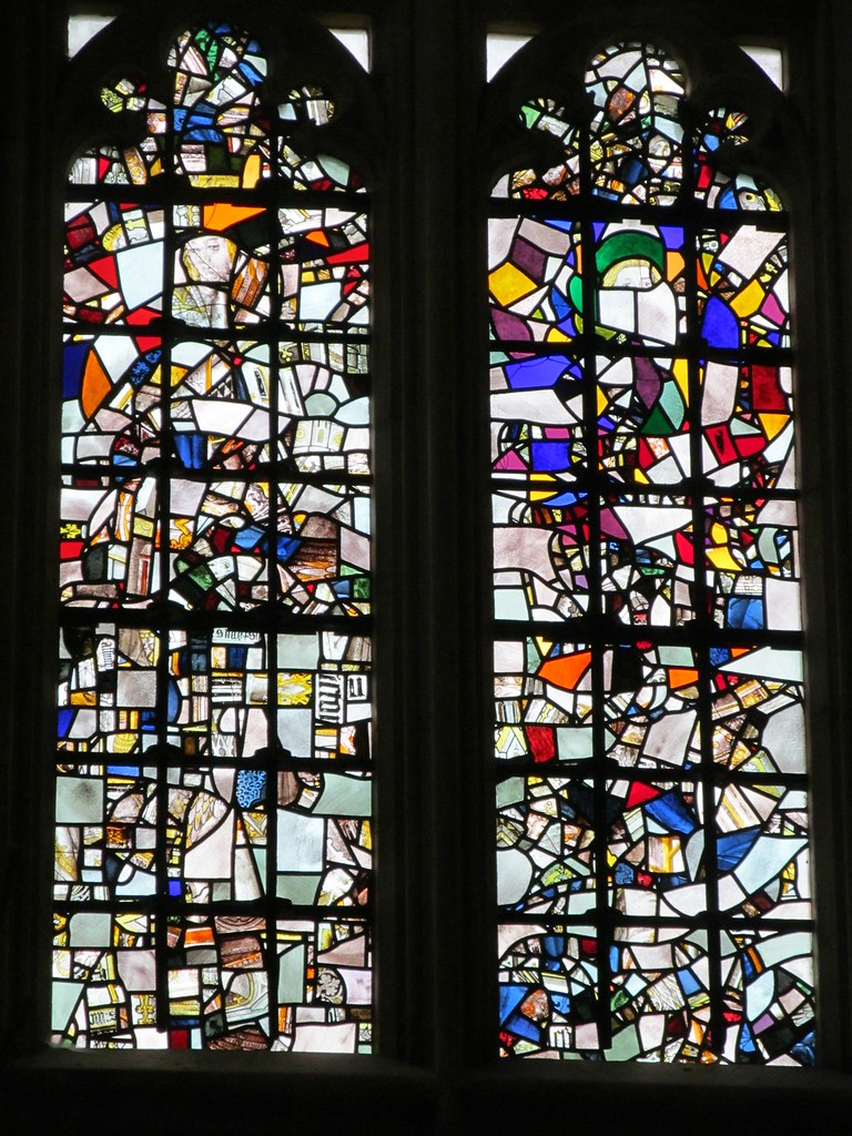Winchester Cathedral west window, detail Winchester Cath… Flickr