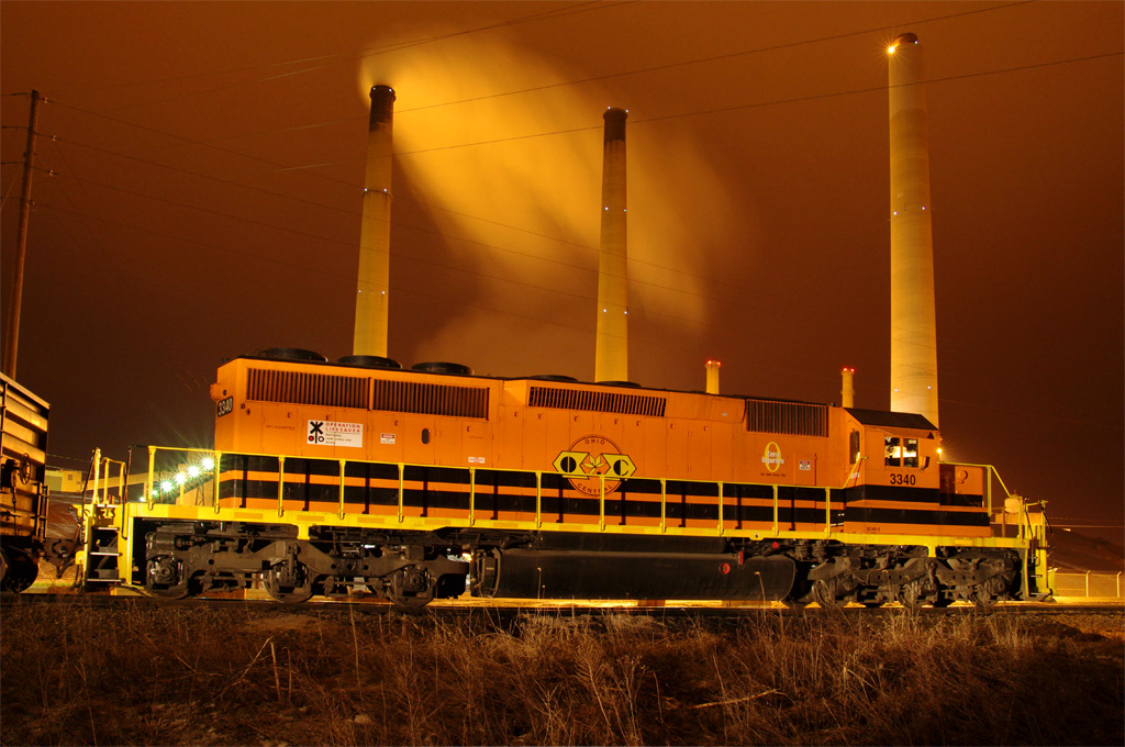 OHCR 3340 Conesville Power Plant night wccnds John Leopard Flickr