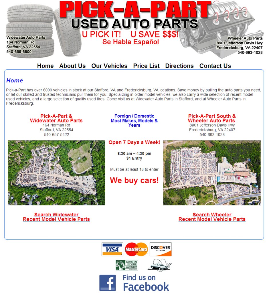 Pick A Part Wheeler Auto Parts Widewater Auto Parts Freder… Flickr