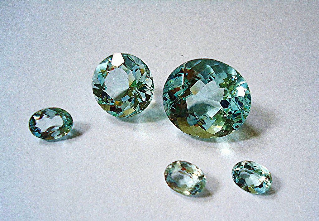 Aquamarines Brazilian aquamarines. Aquamarine is the blue … Flickr