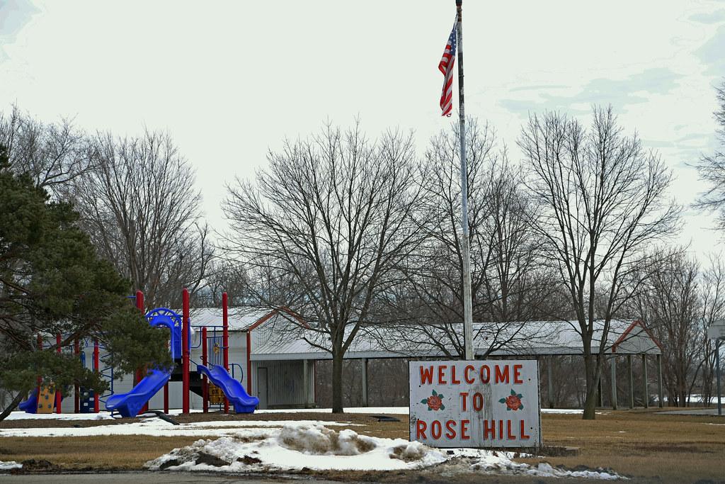 Rose Hill Iowa, Mahaska County IA Google Map Wikipedia Bruce Wicks