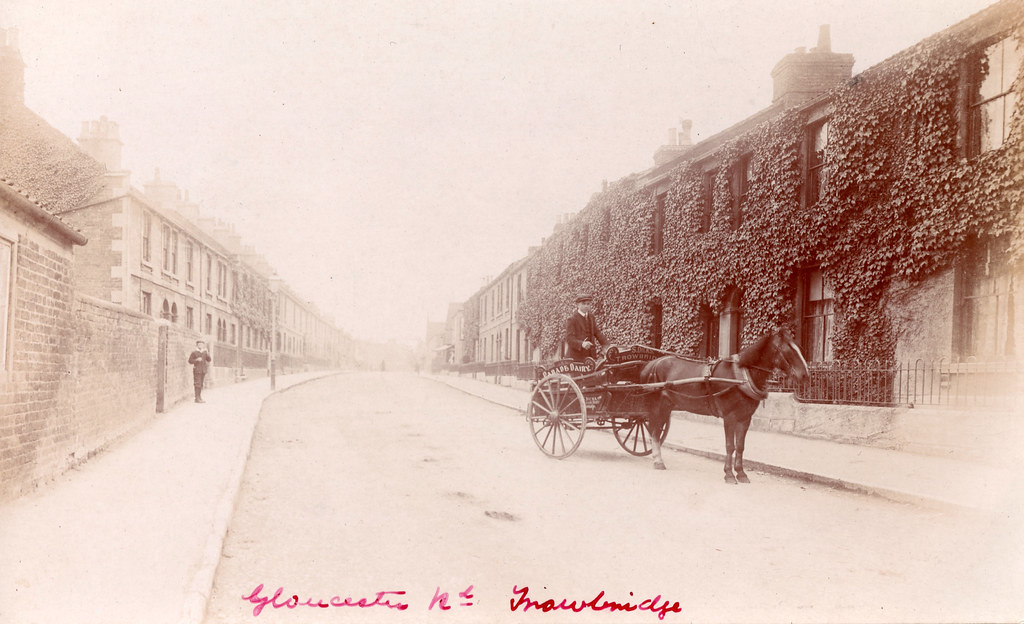 Gloucester Road, Trowbridge. c.1905 Horse and cart owned b… Flickr
