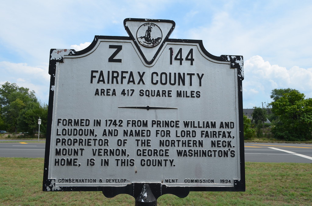 Fairfax County Historical Marker, Jefferson Davis Highway Flickr