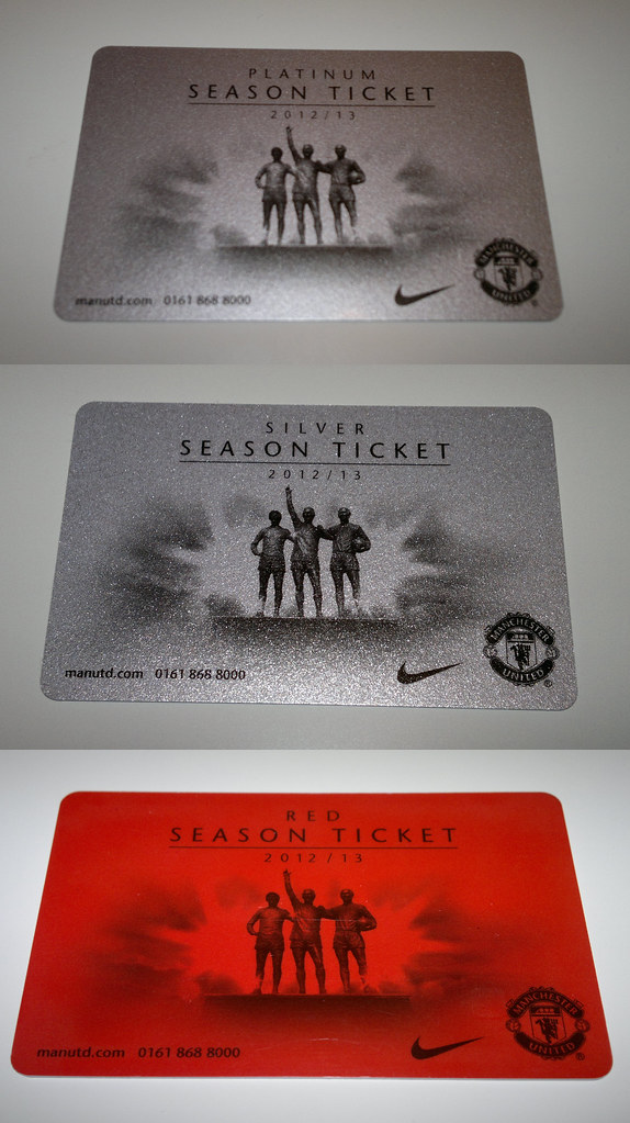 Manchester United F.C. 2012/13 Season Tickets From top to … Flickr