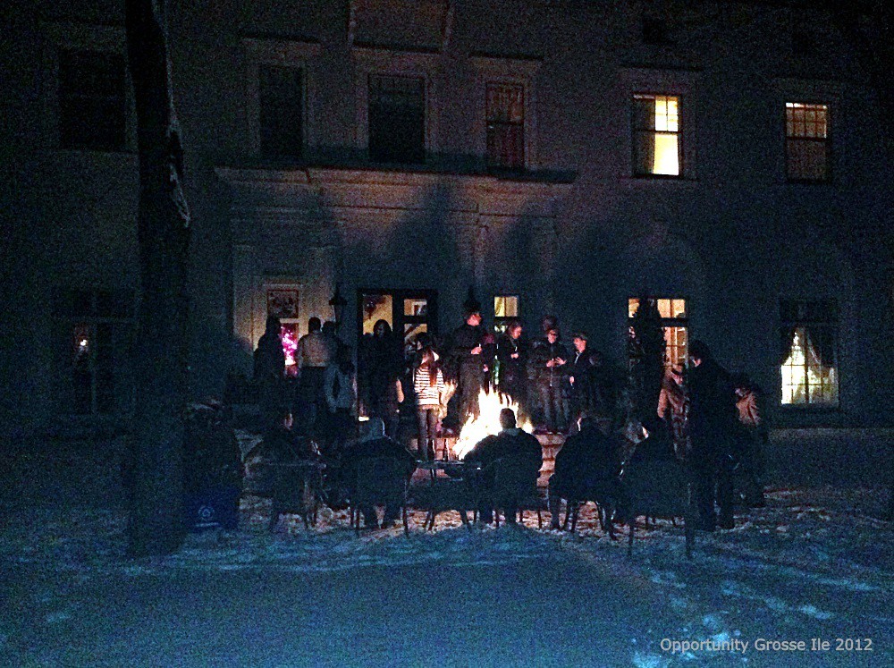 Grosse Ile Michigan Holiday Lights 2012 at Ransom Olds Mansion on Elba Island a photo on