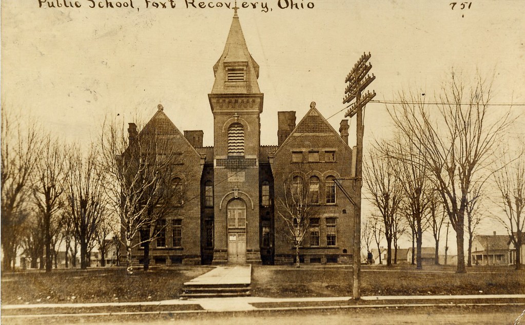 OH Fort Recovery Public School Old real photo postcard f… Flickr