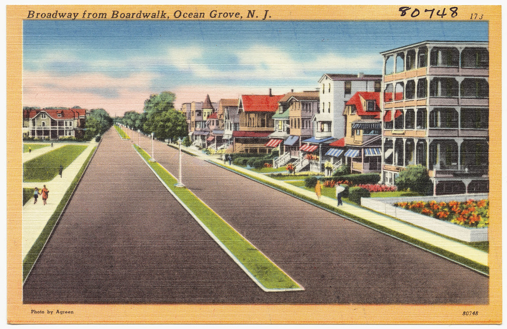 Broadway from boardwalk, Ocean Grove, N. J. File name 06_… Flickr