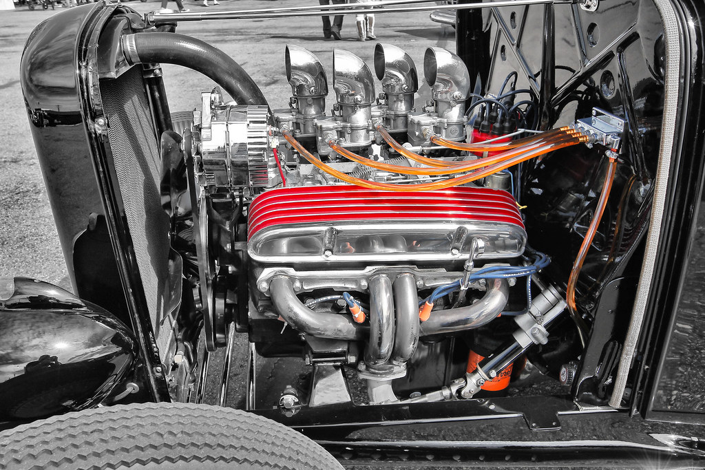 Hot Rod Engine | Hot Rod Engine at the Rods For Cause Car Sh… | Flickr