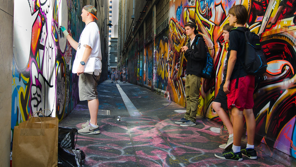 Melbourne art class. Andy. H Flickr