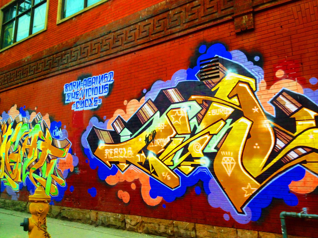 Graffiti wall art Toronto style Click to view in Lightbox.… Flickr
