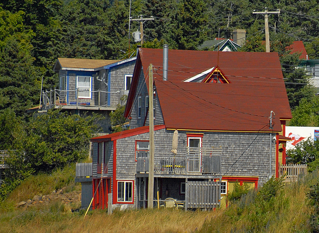 House on the hill.. Grand Manan Island New Brunswick.. Randy