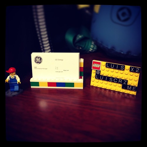 LEGO Desk Business Card Holder 850425 New office toy! shop… Flickr