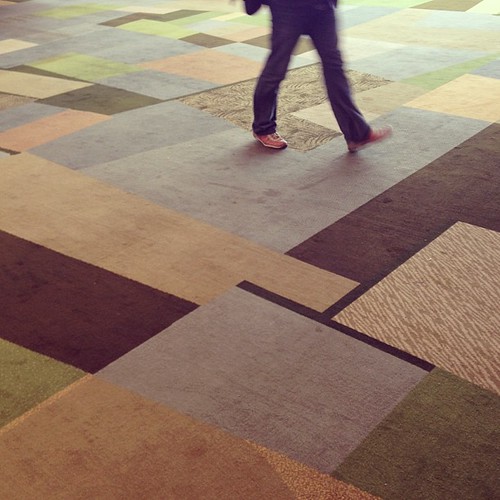 Wow! The most disgusting carpet I ever saw at an airport …… Flickr