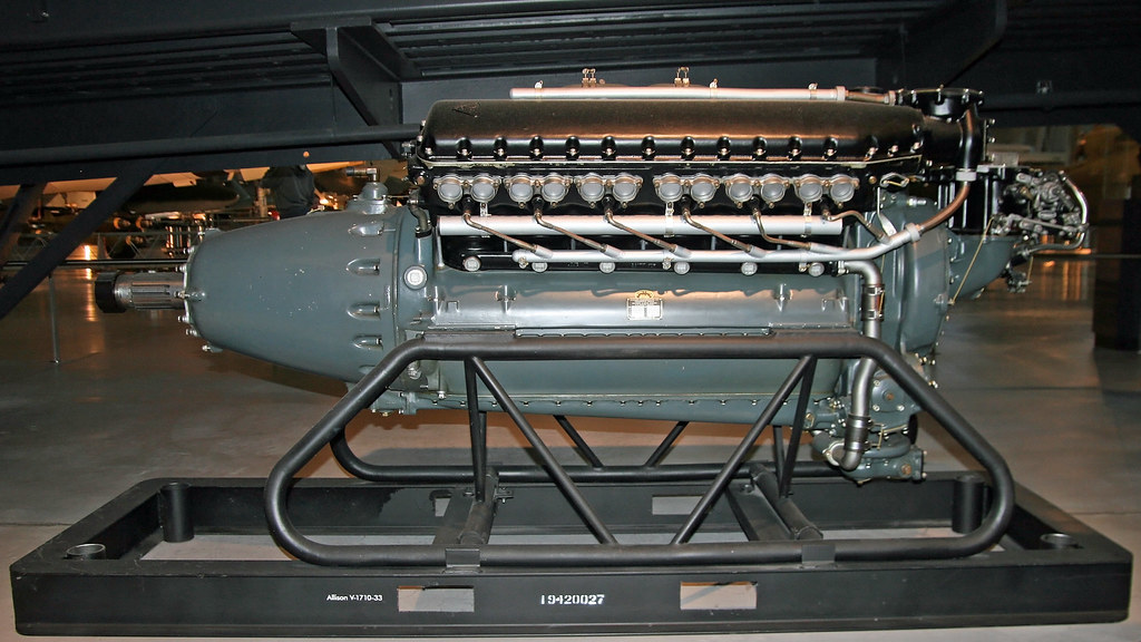 Allison V171033 V12 Engine Until the RollsRoyce Merlin… Flickr