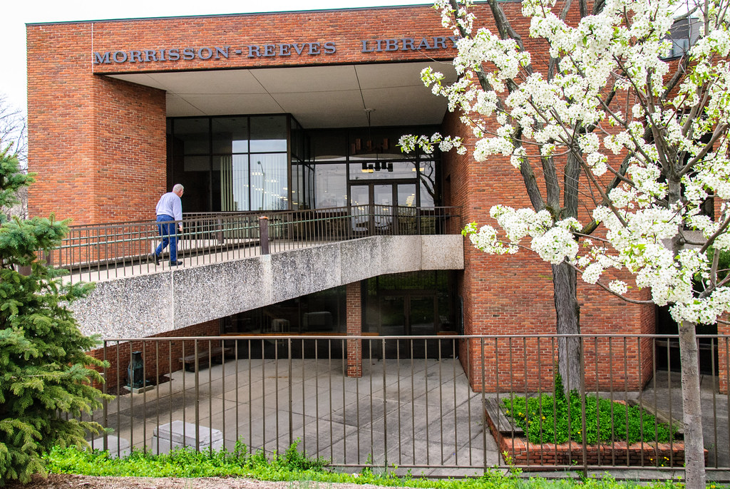 Entrance to MorrissonReeves Library Flickr
