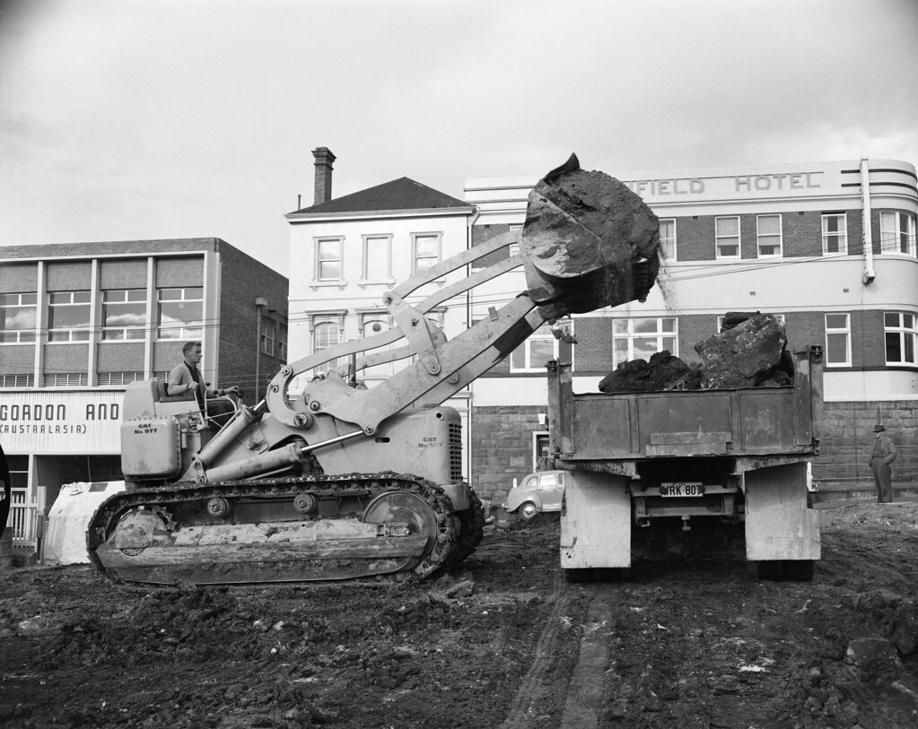 State Library of Tasmania, Hobart excavating the site in… Flickr